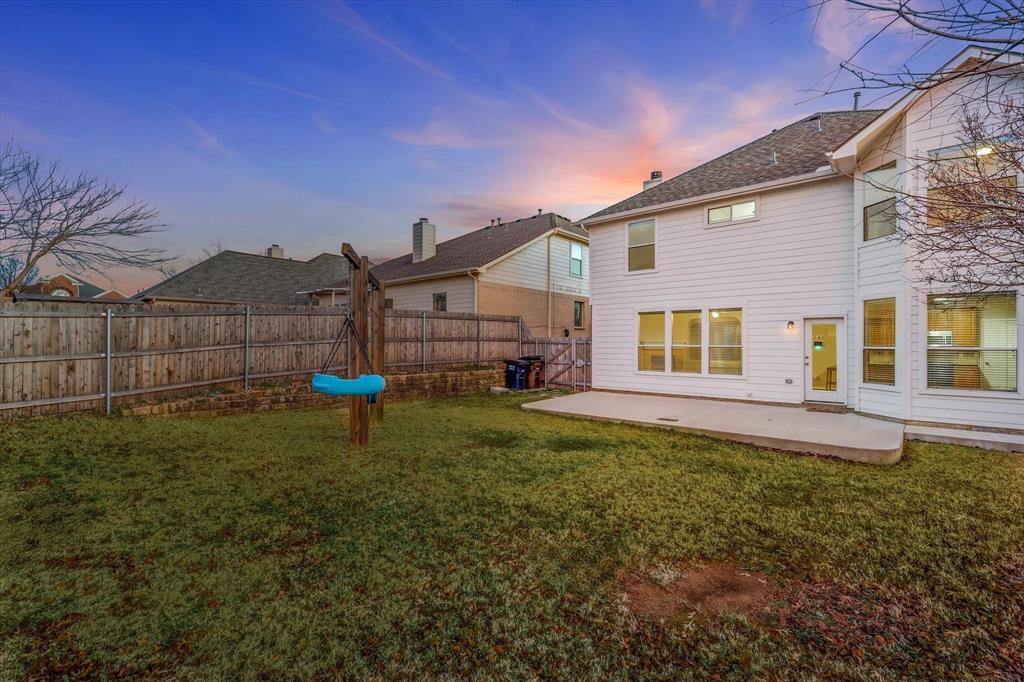 5229 Westheimer Road Fort Worth, TX 76244 - Photo 36 of 39 a view of a house with backyard and porch