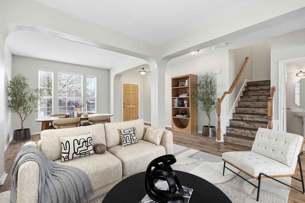 5229 Westheimer Road Fort Worth, TX 76244 - Photo 6 of 39 a spacious bedroom with a balcony a large bed and a large window