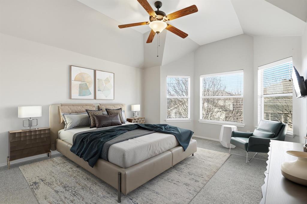 5229 Westheimer Road Fort Worth, TX 76244 - Photo 8 of 39 a bedroom with a bed couch and window