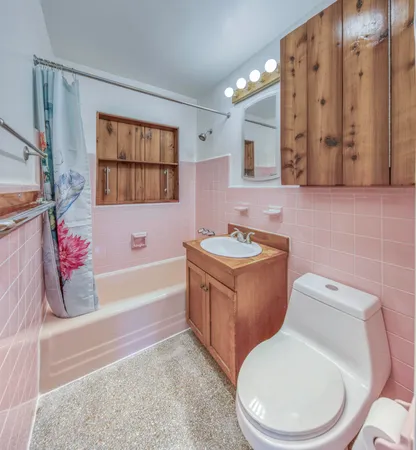 a bathroom with a toilet a sink and a bathtub