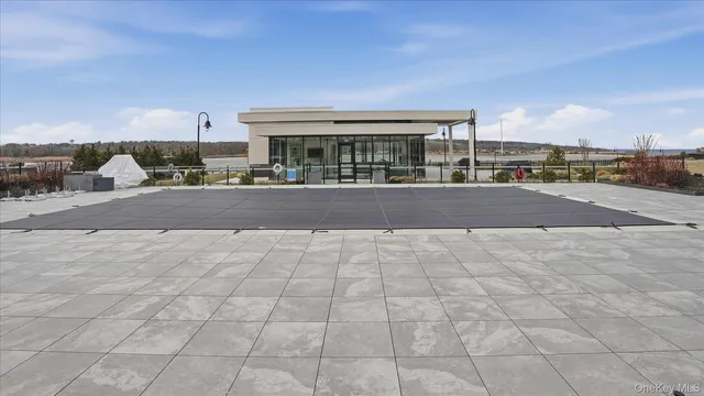 a balcony with view of lake