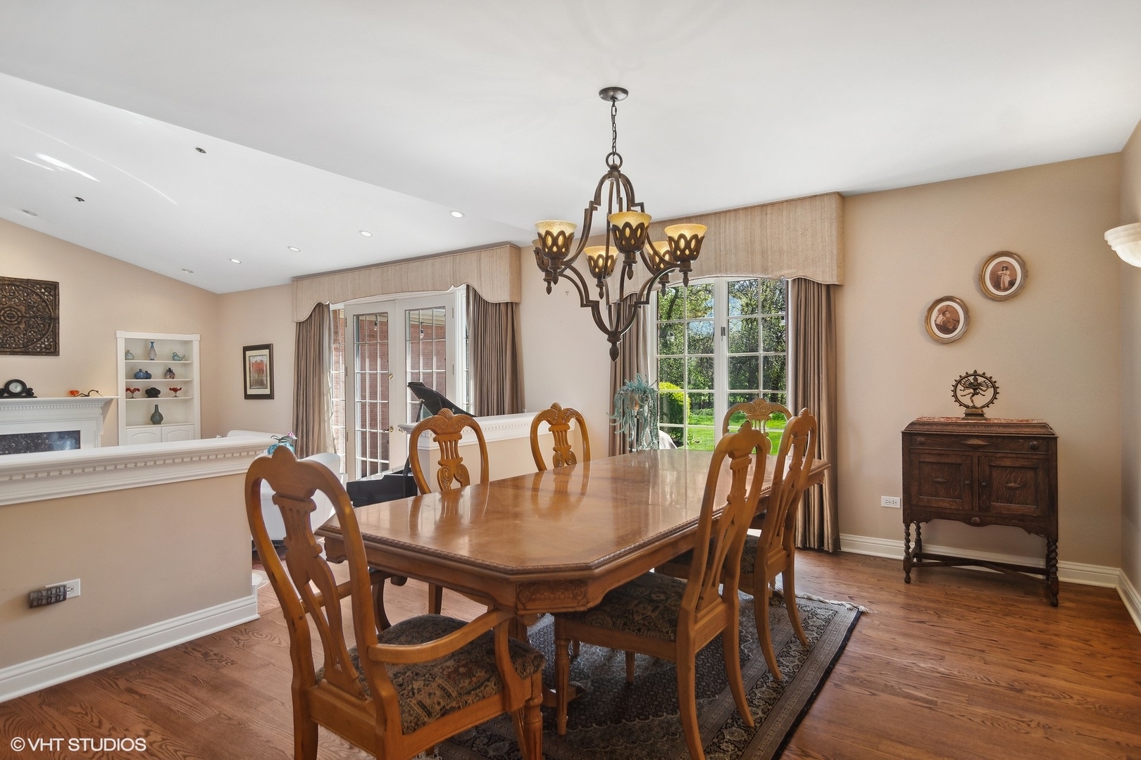 6207 Pine Tree Drive Long Grove, IL 60047 - Photo 12 of 49 a view of a dining room with furniture window and wooden floor