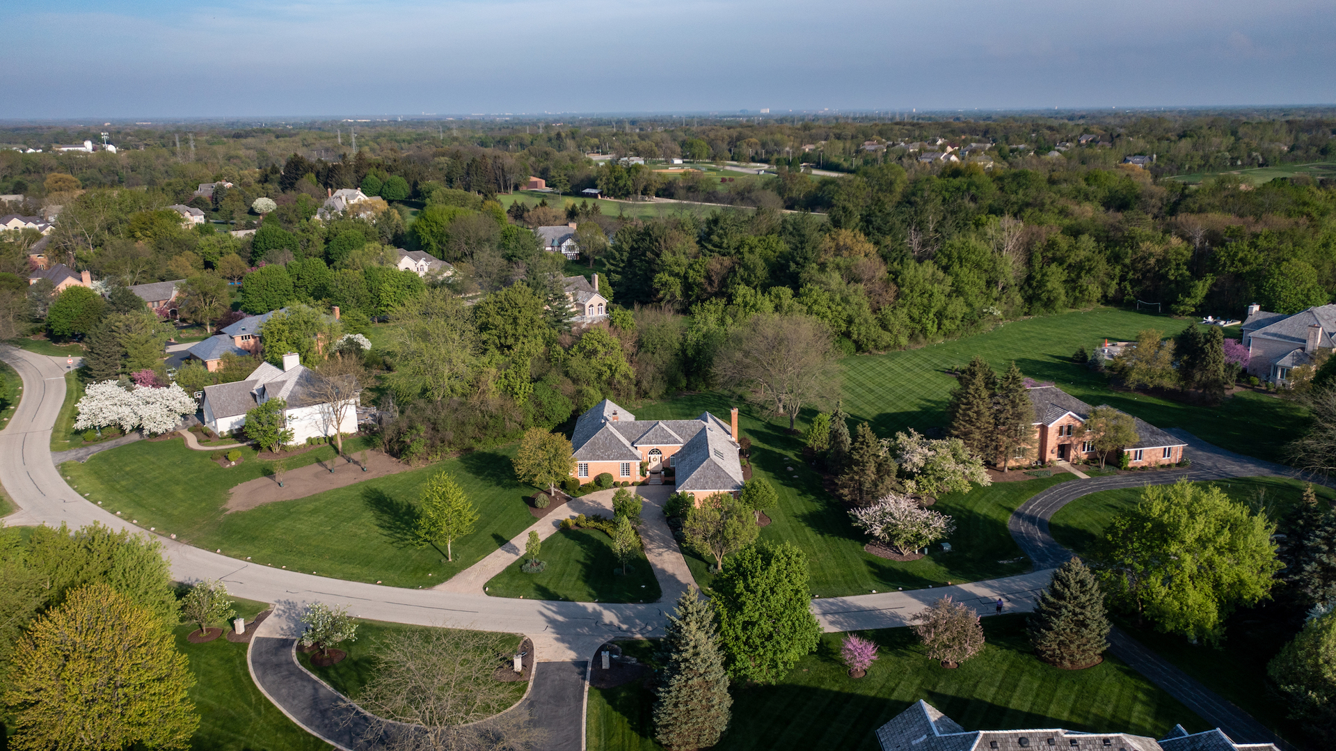 6207 Pine Tree Drive Long Grove, IL 60047 - Photo 44 of 49 an aerial view of multiple house