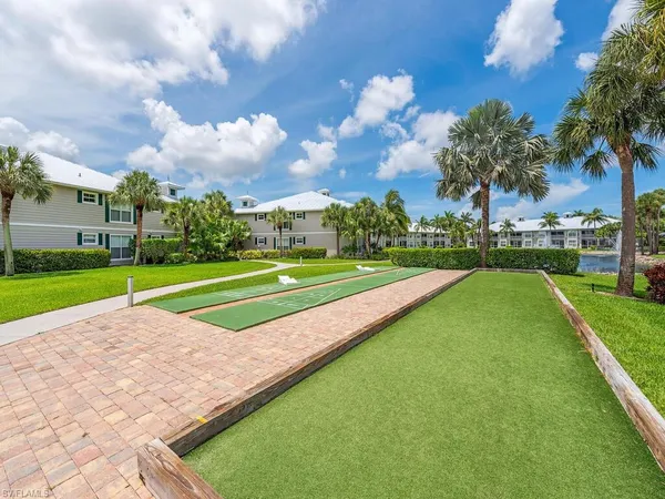 a view of a golf course