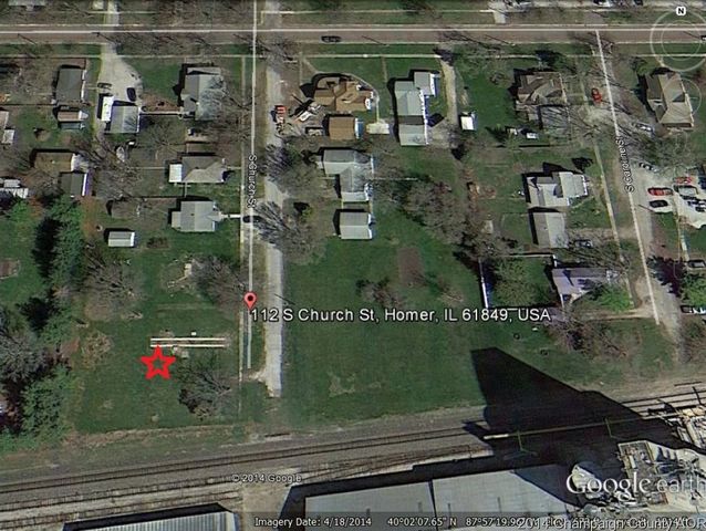 an aerial view of a residential houses