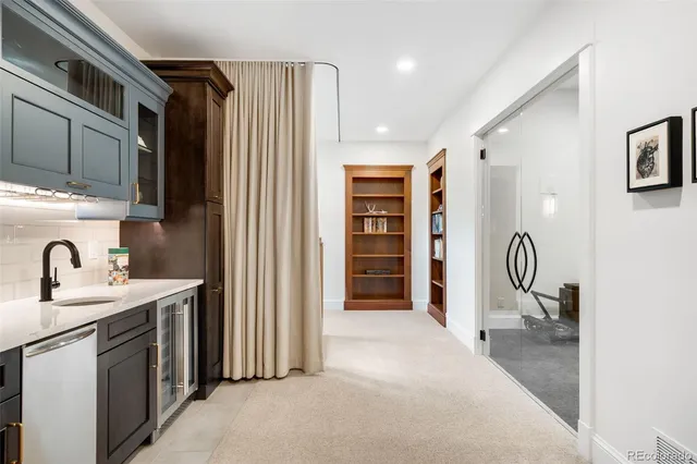 a living room with a couch and a flat screen tv