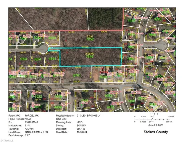 $124,900 | Lot 18 Glen Brooke Lane, King, NC 27021