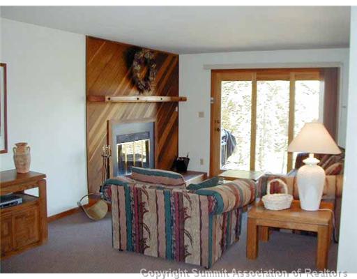 9401 Ryan Gulch Road, Unit 402 Silverthorne, CO 80498 - Photo 9 of 12 Living Room.