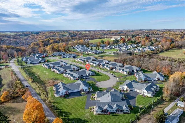 a view of a city with lake