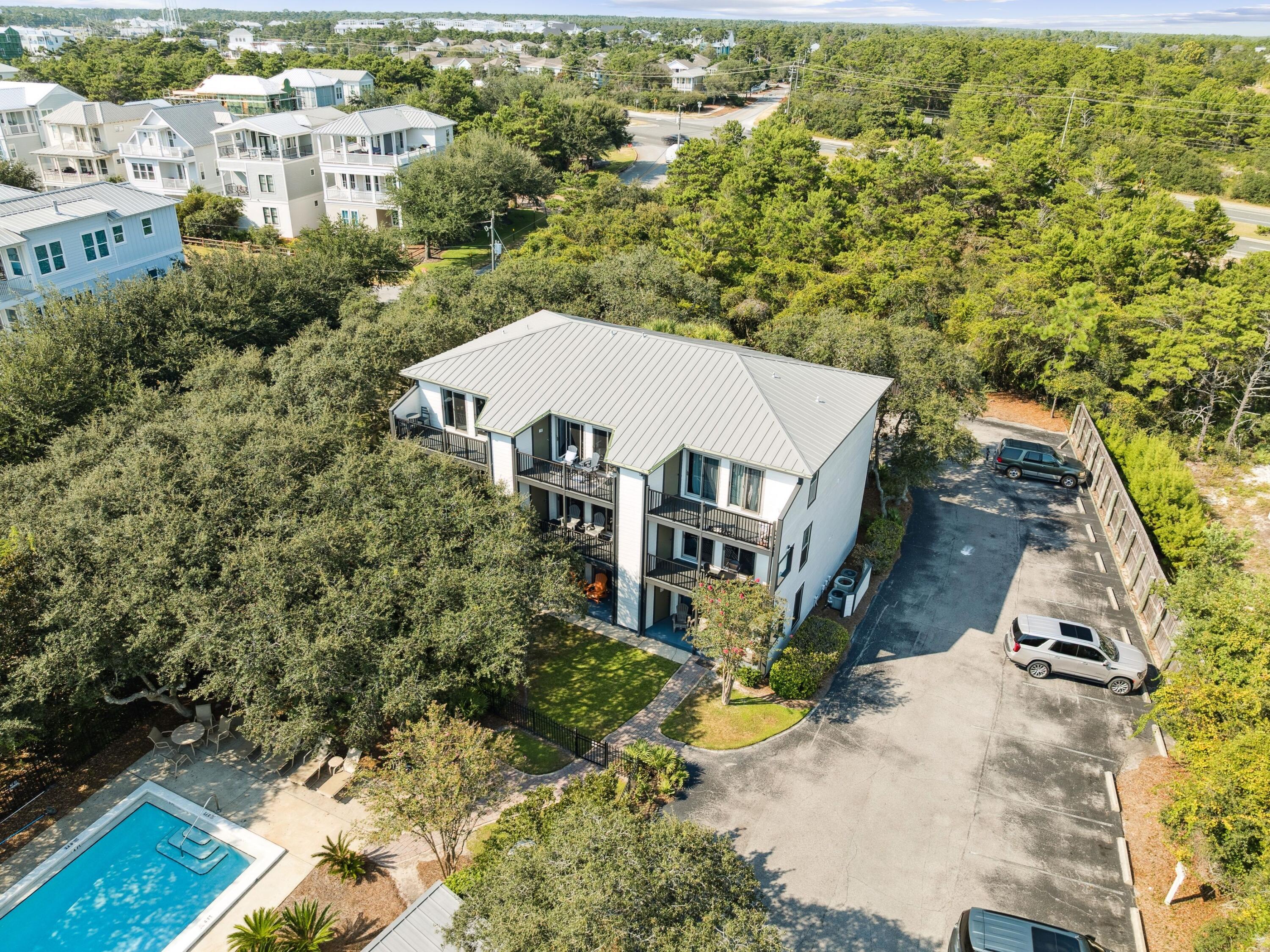 81 South Orange Street, Unit 205 Inlet Beach, FL 32461 - Photo 3 of 28 an aerial view of a house