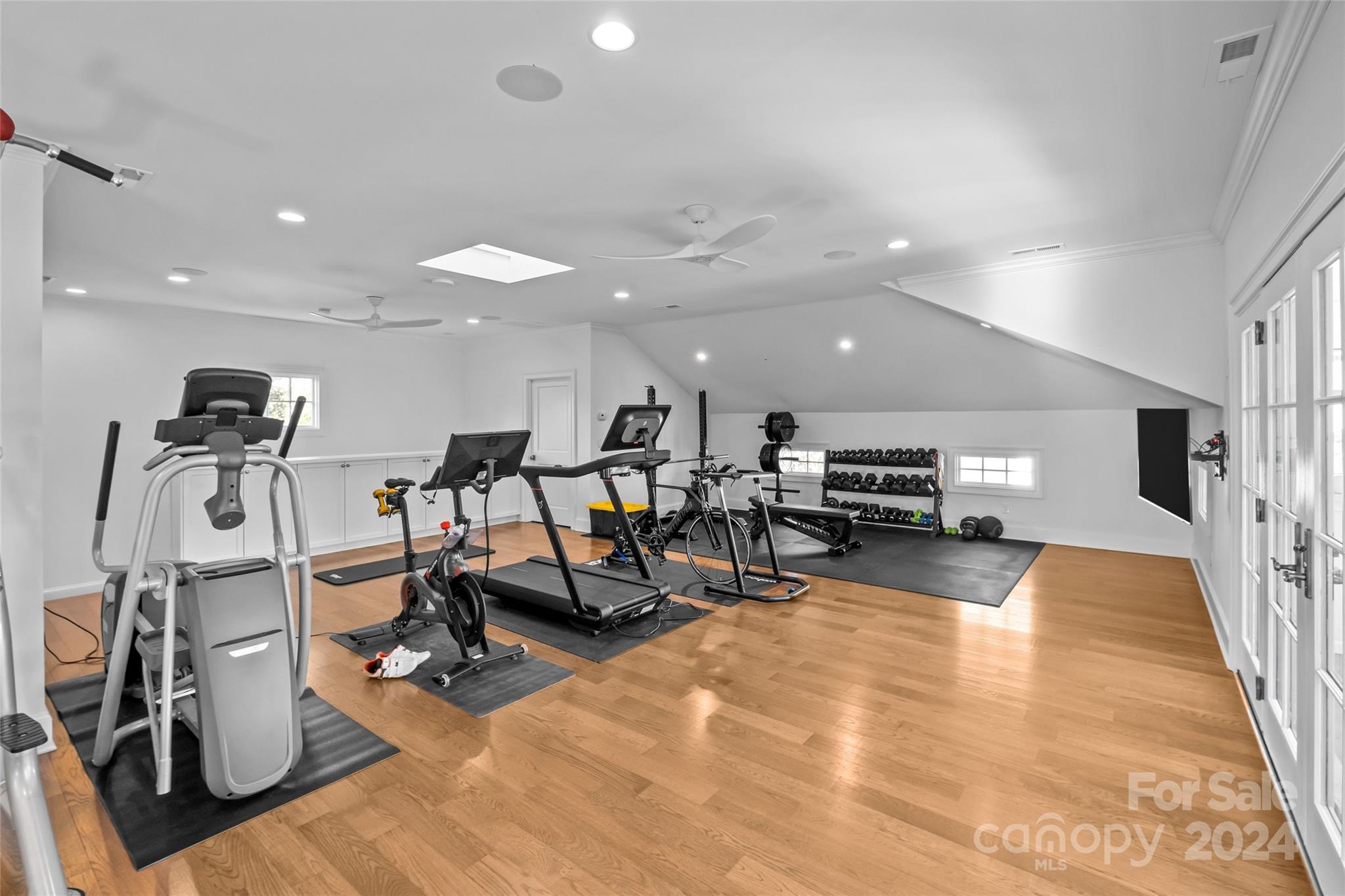 1930 Queens Road West Charlotte, NC 28209 - Photo 45 of 47 a view of a room with gym equipment