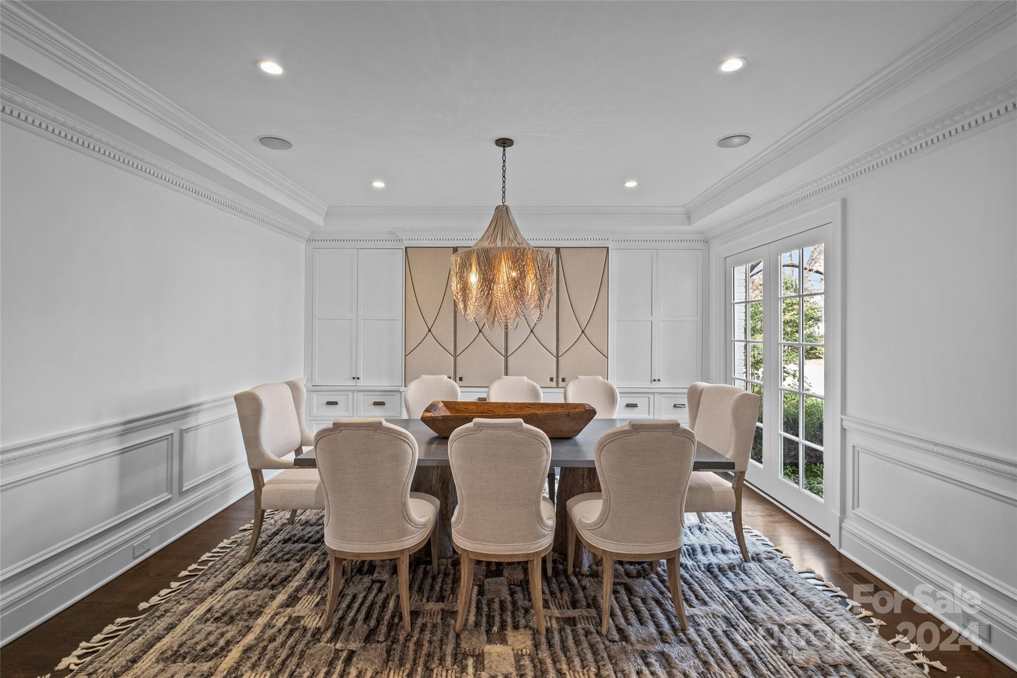 1930 Queens Road West Charlotte, NC 28209 - Photo 6 of 47 a view of a dining room with furniture window and wooden floor