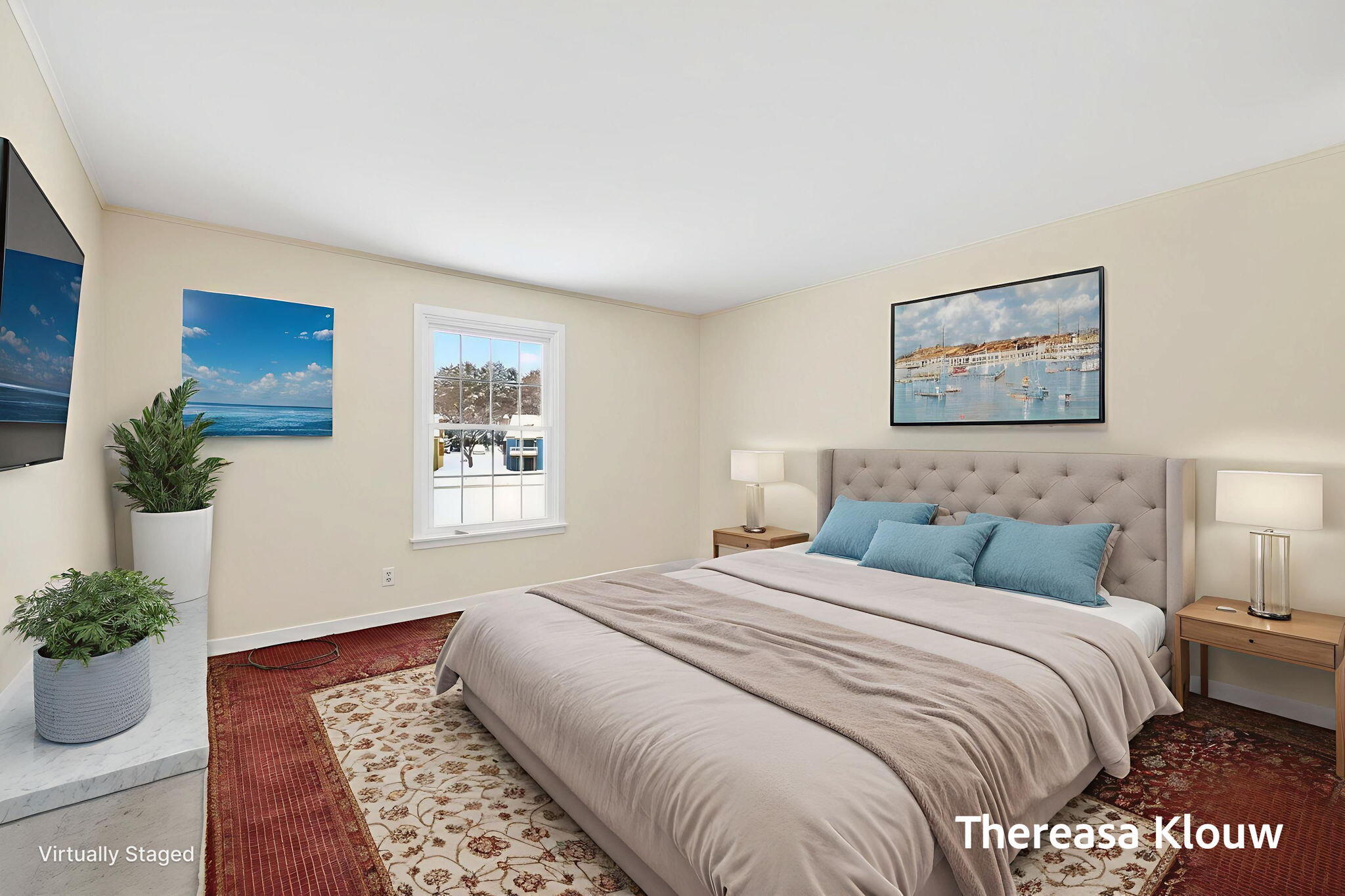 17496 Meadow Wood Road Spring Lake, MI 49456 - Photo 28 of 50 AI STAGED Primary Bedroom