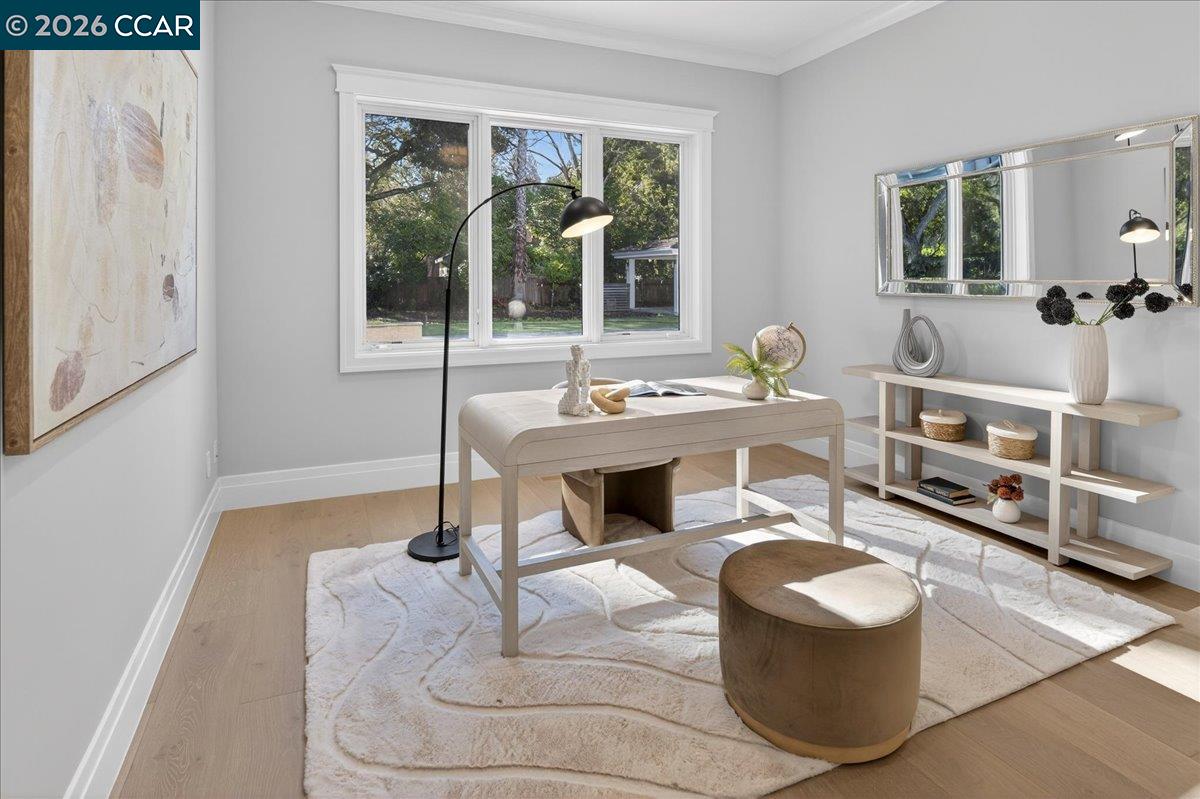 74 Middlefield Road Atherton, CA 94027 - Photo 19 of 49 a living room with furniture and a fireplace