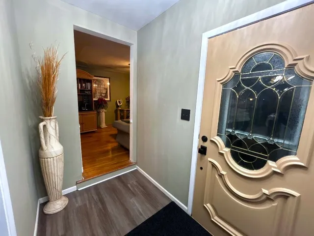 a view of storage and utility room