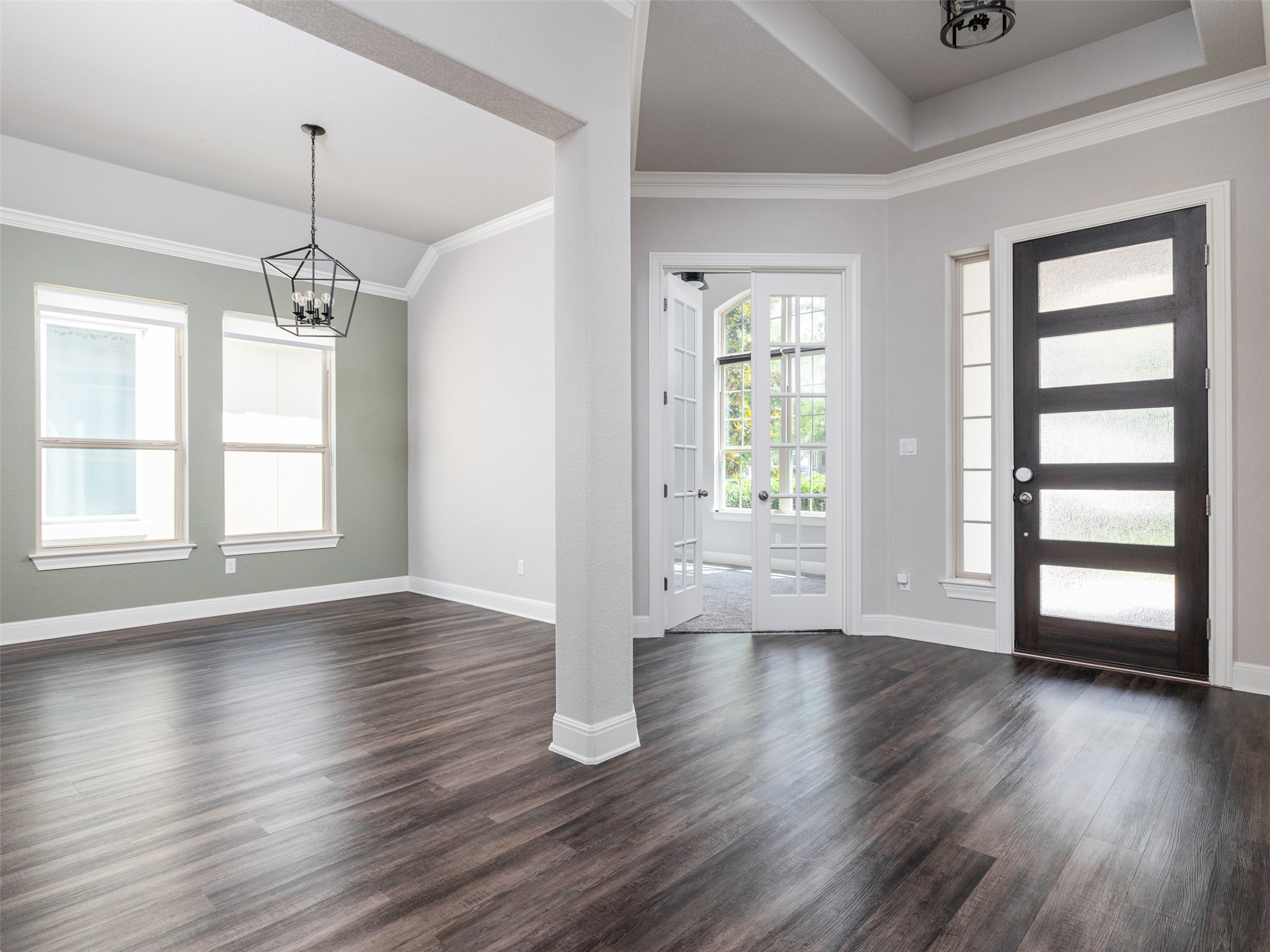 1329 Siena Sunset Road Leander, TX 78641 - Photo 5 of 40 Warm, welcoming entry with wood flooring
