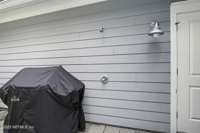 a front view of a house with street