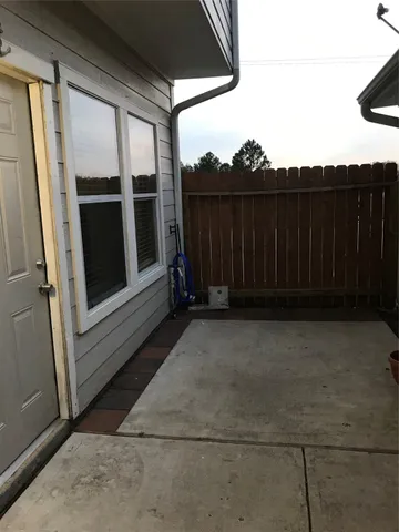 a view of front door