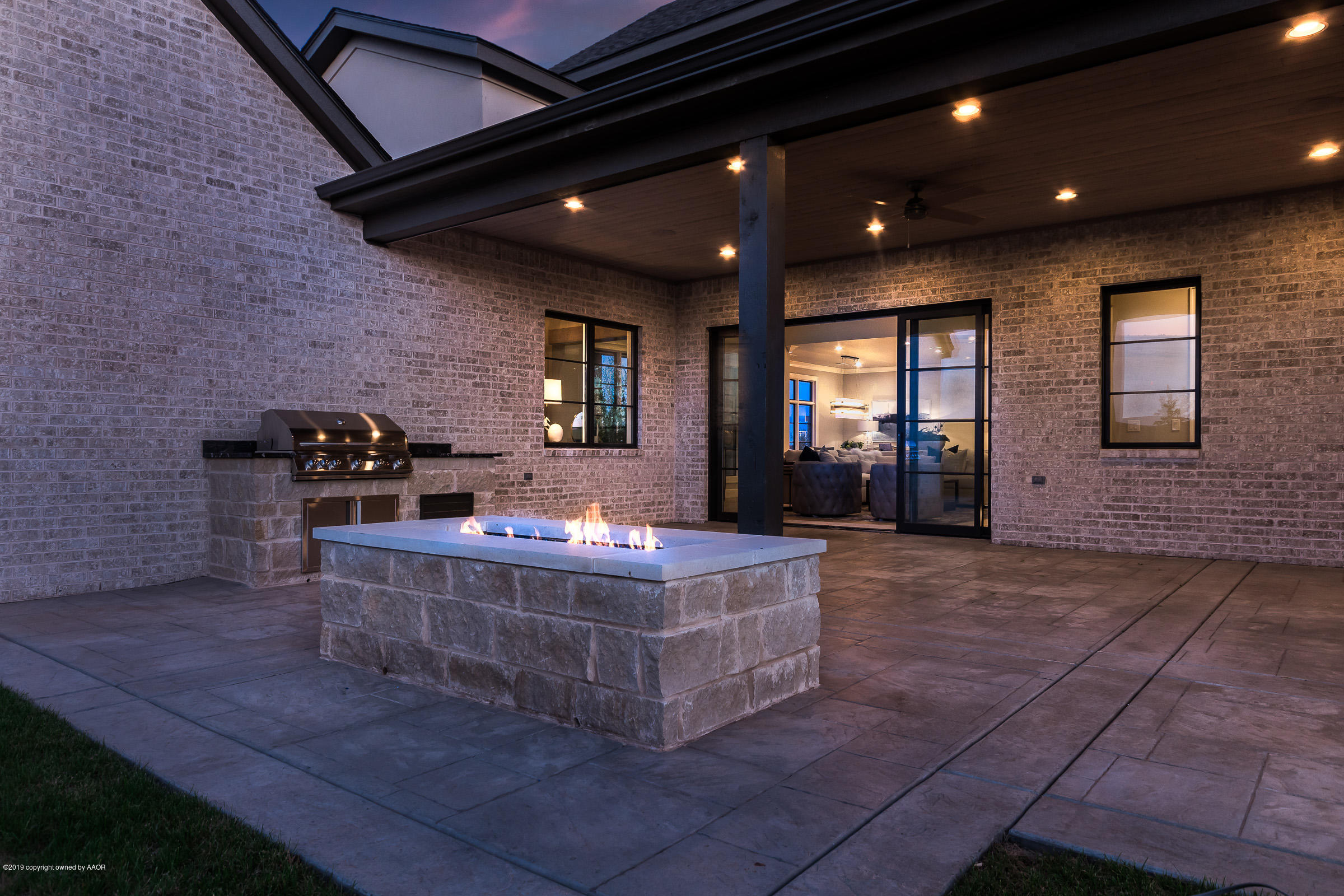 5600 Wesley Road Amarillo, TX 79119 - Photo 38 of 44 Back Patio Twilight (2)