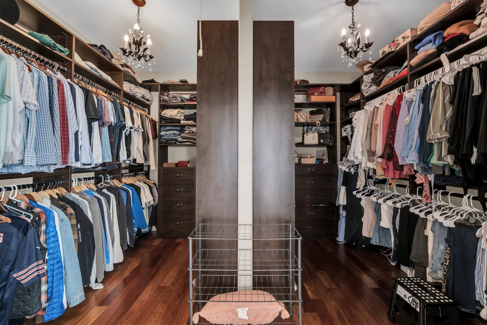 749 East Sunnyside Avenue Libertyville, IL 60048 - Photo 38 of 54 a view of walk in closet with clothes and shoes