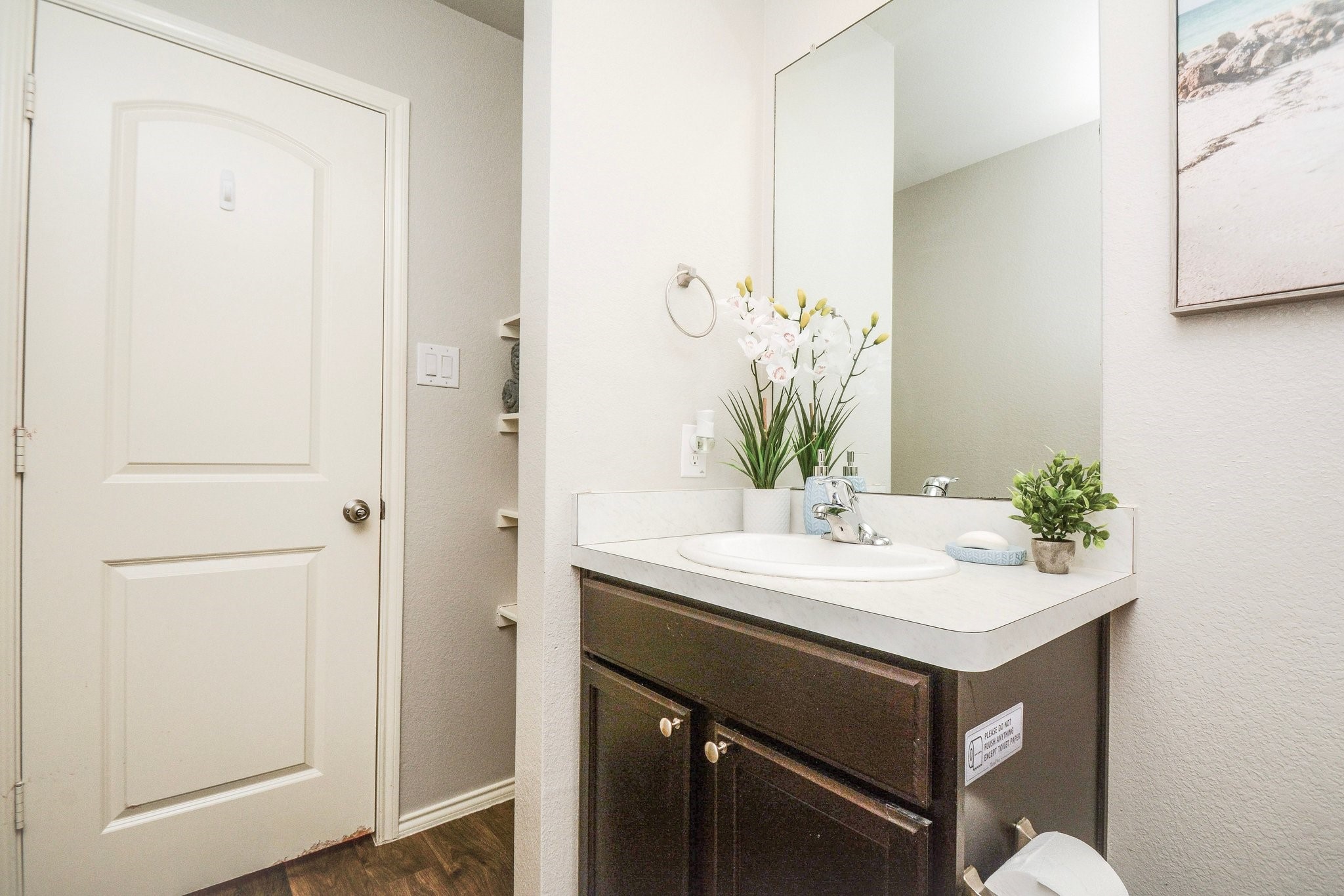 23510 Harrow Fld Lane Spring, TX 77373 - Photo 7 of 18 a bathroom with a sink and a mirror