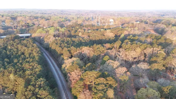 a view of city and mountain
