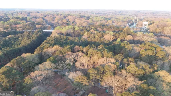 a view of city and mountain