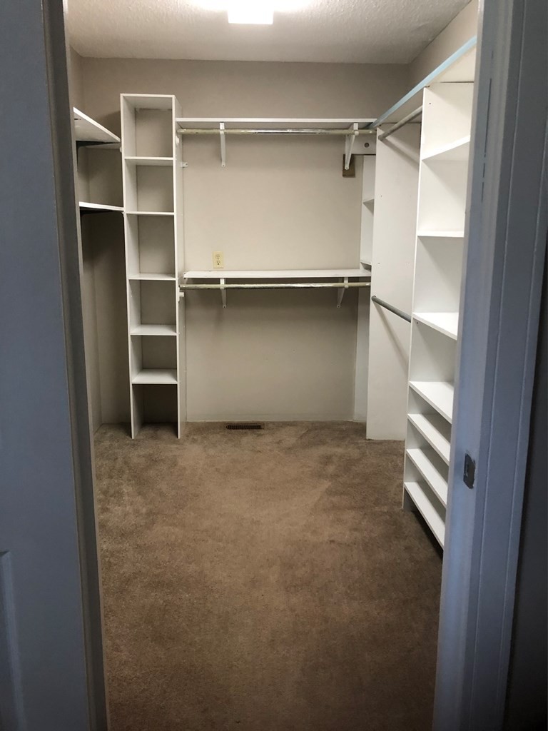 161 East Armuchee Road LaFayette, GA 30728 - Photo 16 of 20 a room with walk in closet and empty racks