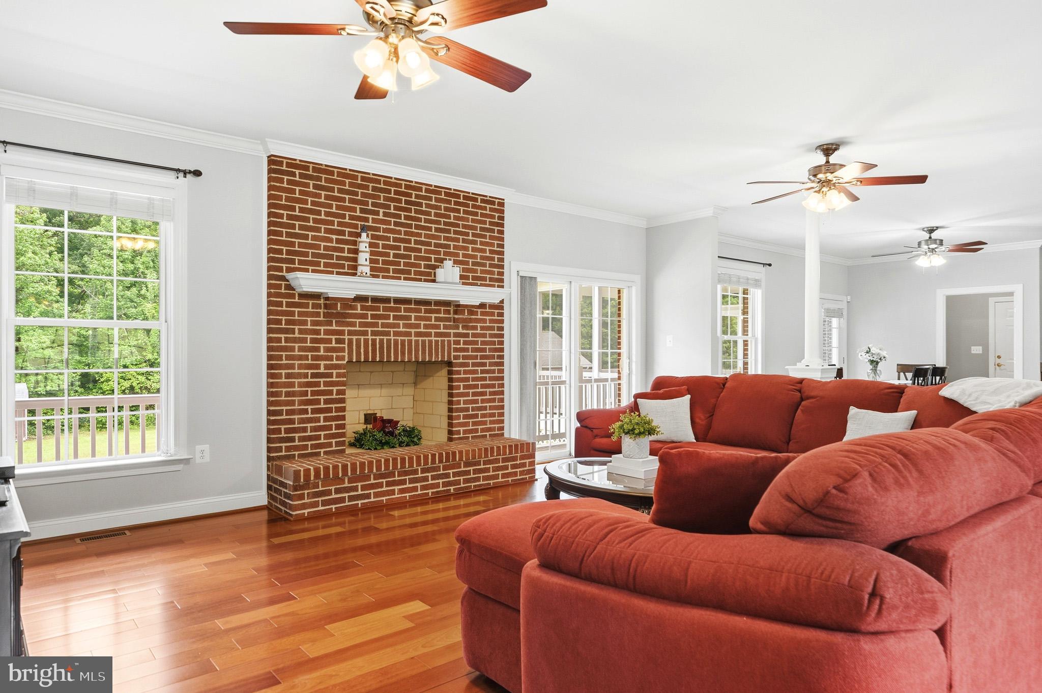 4570 Hawthorne Road Indian Head, MD 20640 - Photo 27 of 82 Brick fireplace