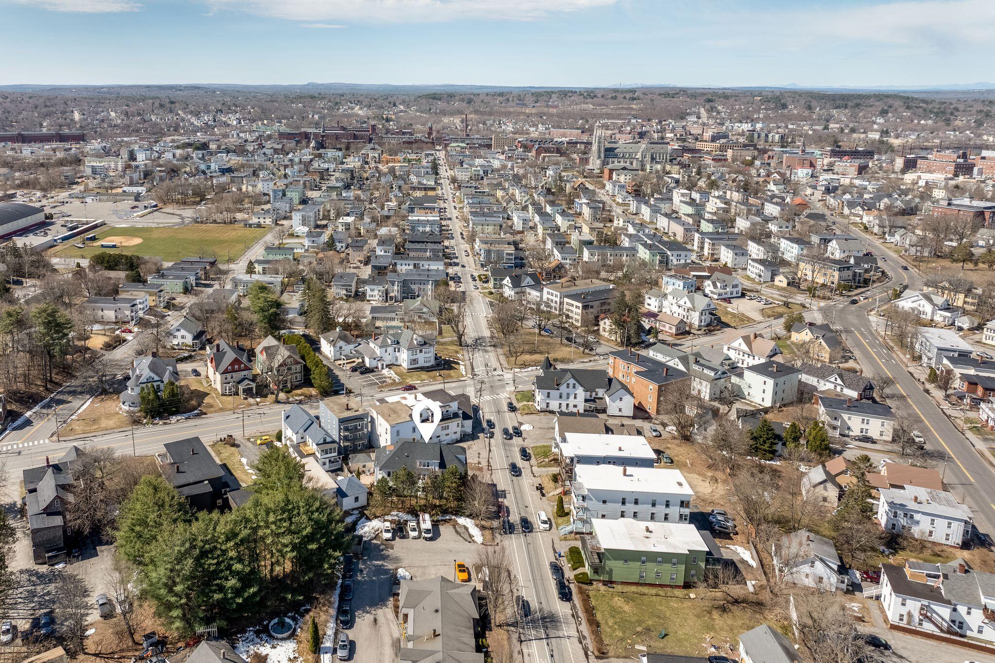 279 Pine Street Lewiston, ME 04240 - Photo 45 of 57 Ariel Lot View