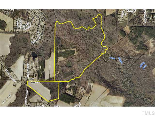 7421 Mt Pleasant Road Willow Spring, NC 27592 - Photo 1 of 2 Aerial of all 135 acres