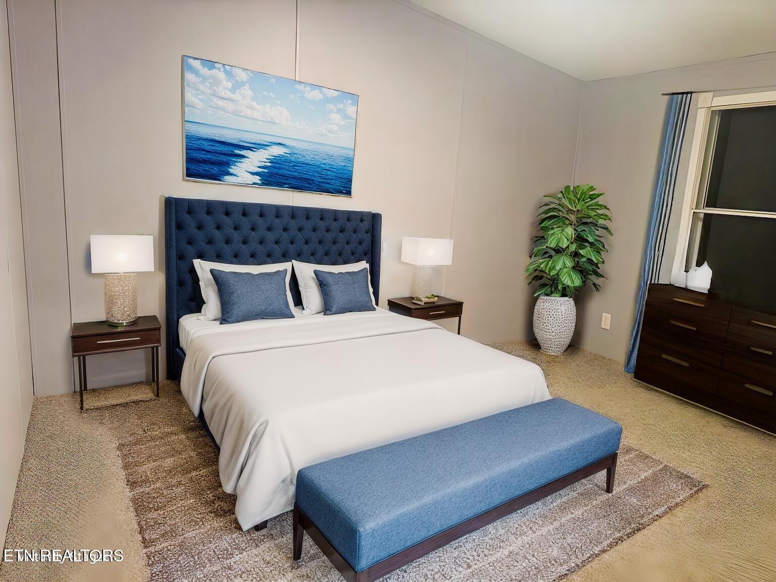 3200 Hubbard Road Loudon, TN 37774 - Photo 29 of 36 Virtually staged guest bed