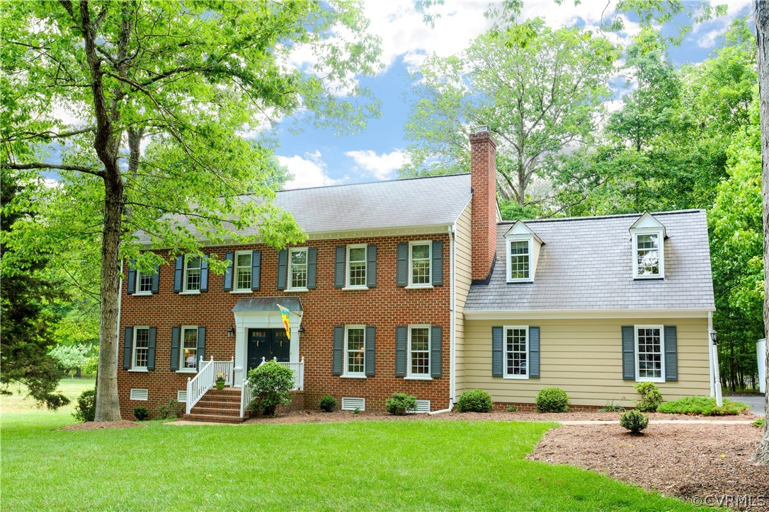 13641 Glendower Road Midlothian, VA 23113 - Photo 2 of 38 front view of a house with a yard