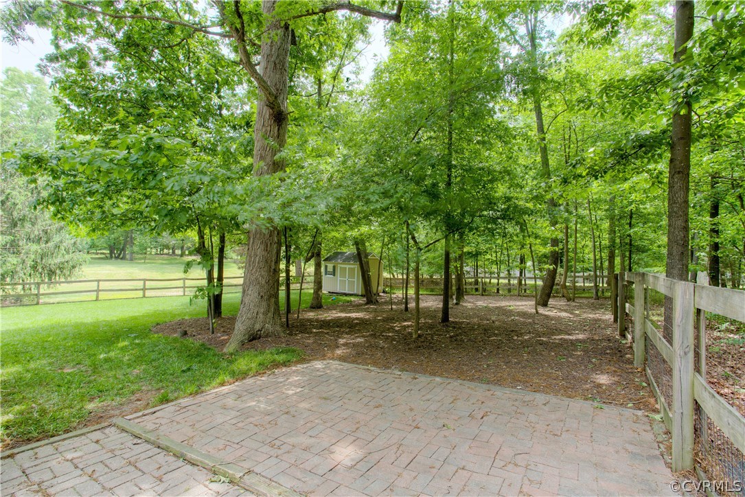 13641 Glendower Road Midlothian, VA 23113 - Photo 35 of 38 a view of a yard with plants and trees