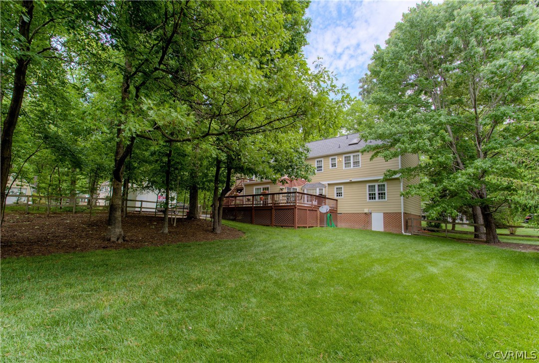 13641 Glendower Road Midlothian, VA 23113 - Photo 38 of 38 a view of a house with a big yard
