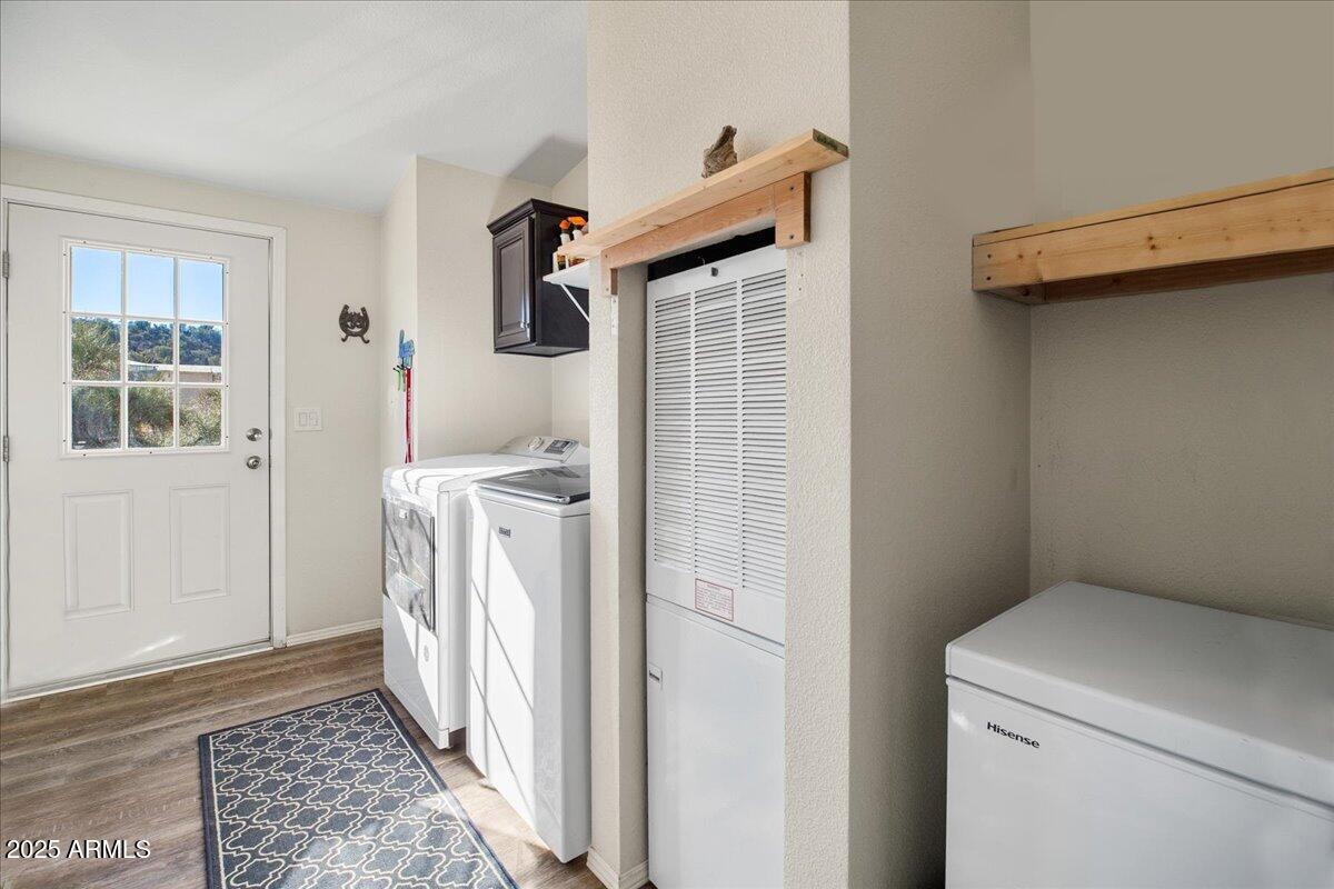 3145 Fort Verde Trail Rimrock, AZ 86335 - Photo 10 of 12 a utility room with dryer and washer