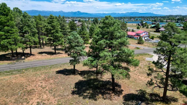 a view of a city & street