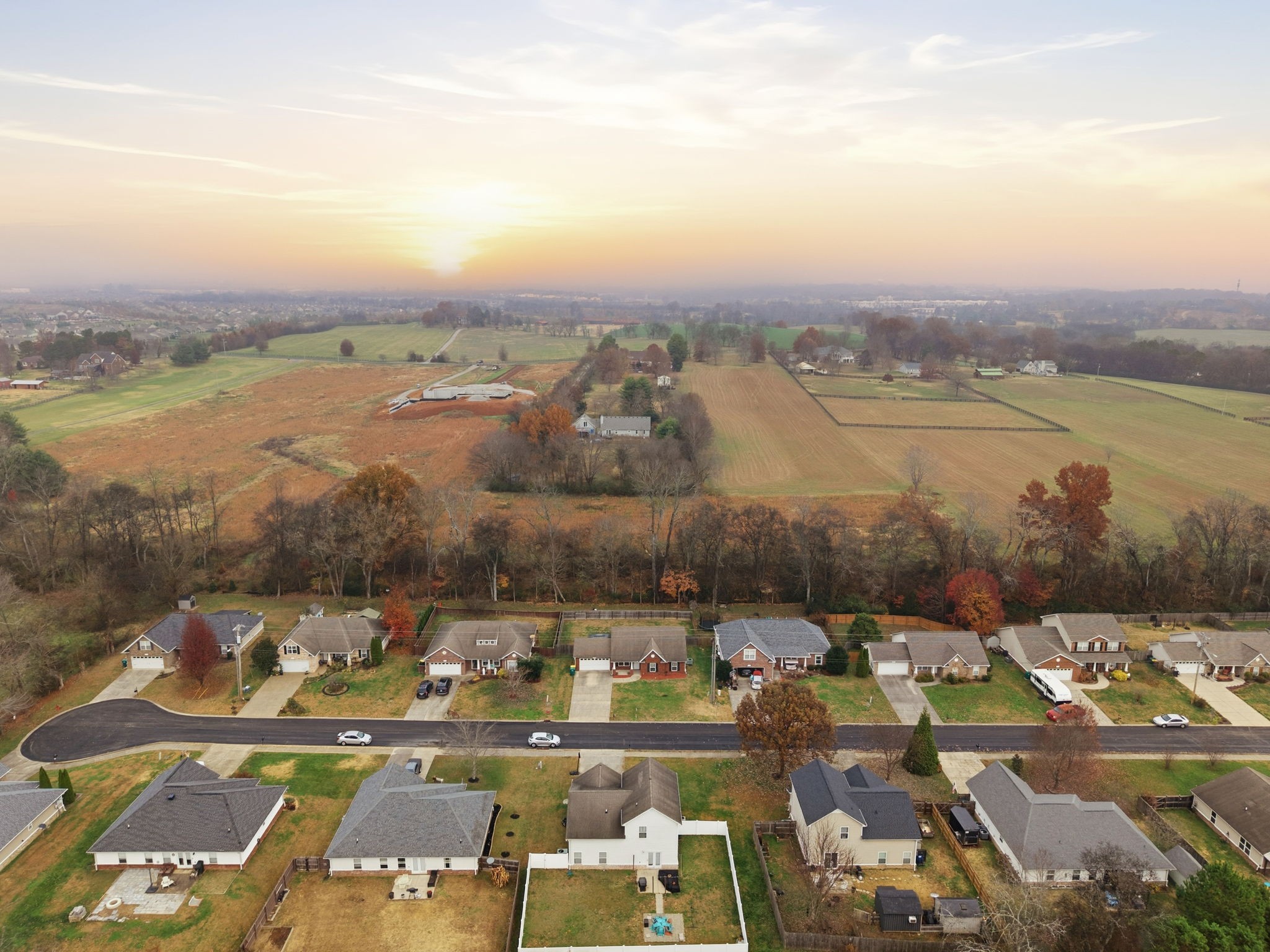 2036 Sparrow Street Spring Hill, TN 37174 - Photo 23 of 25 an aerial view of a house with a lake view