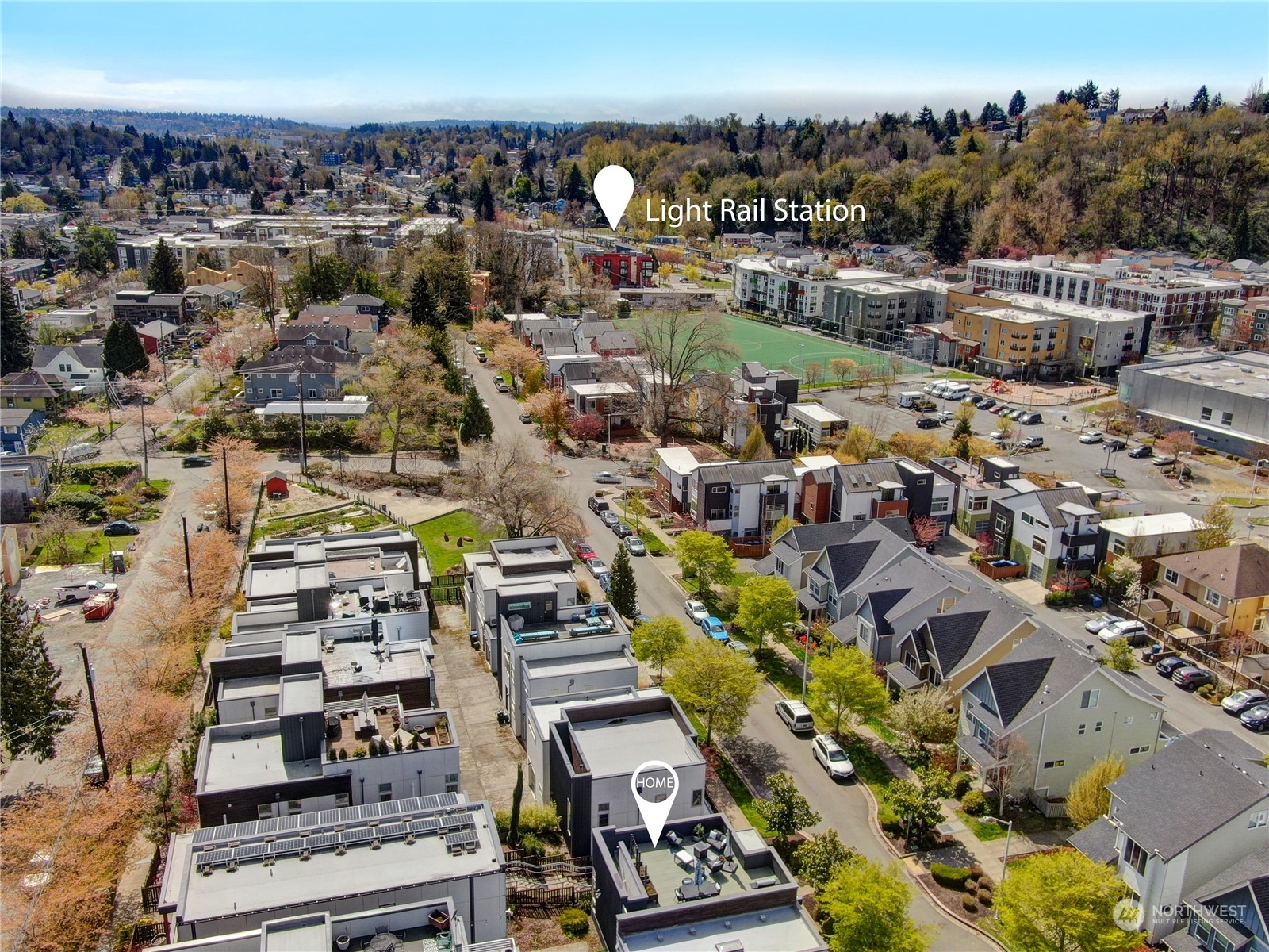 4412 Renton Avenue South Seattle, WA 98108 - Photo 21 of 23 an aerial view of multiple house