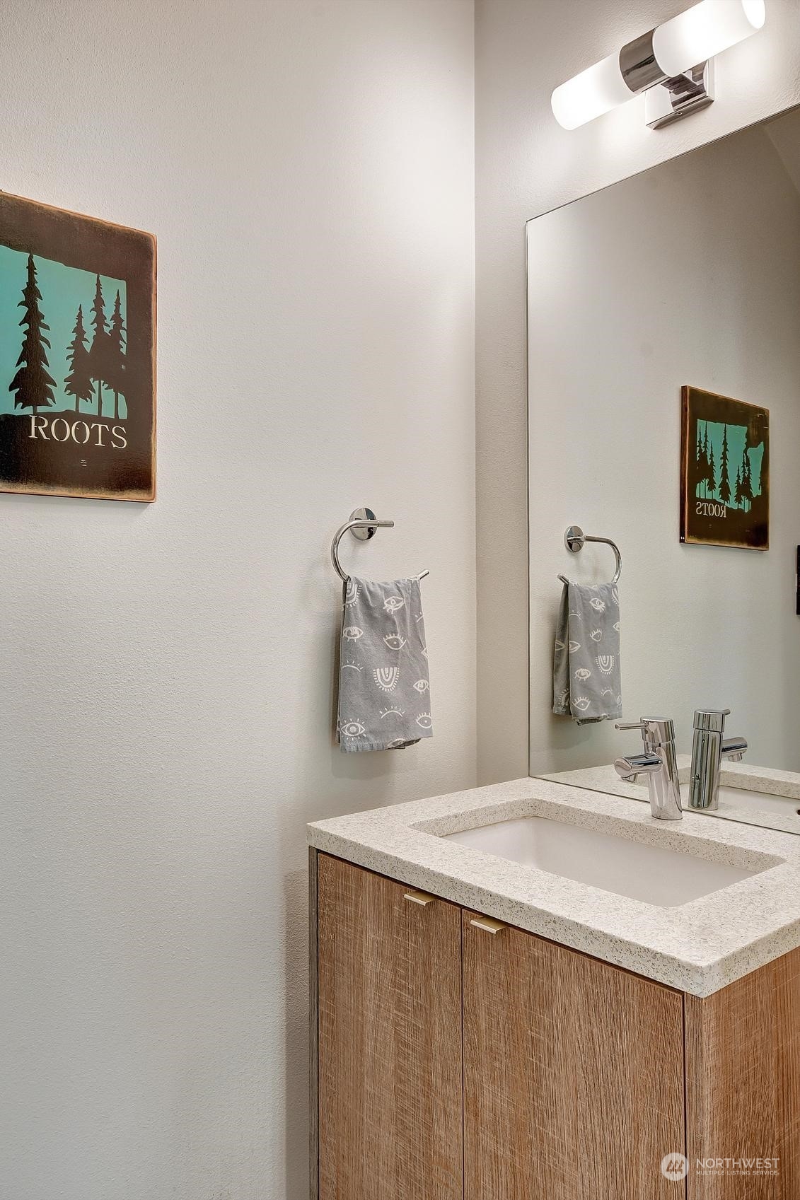 4412 Renton Avenue South Seattle, WA 98108 - Photo 9 of 23 a bathroom with a sink vanity and a mirror