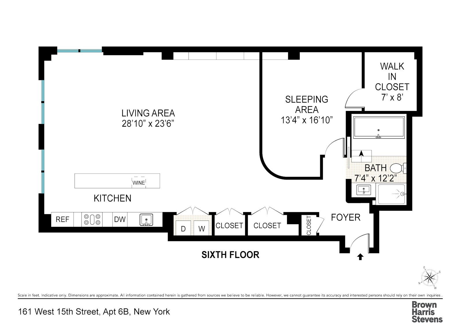 161 West 15th Street, Unit 6B Manhattan, NY 10011 - Photo 14 of 14 a picture of a park with furniture and a painting
