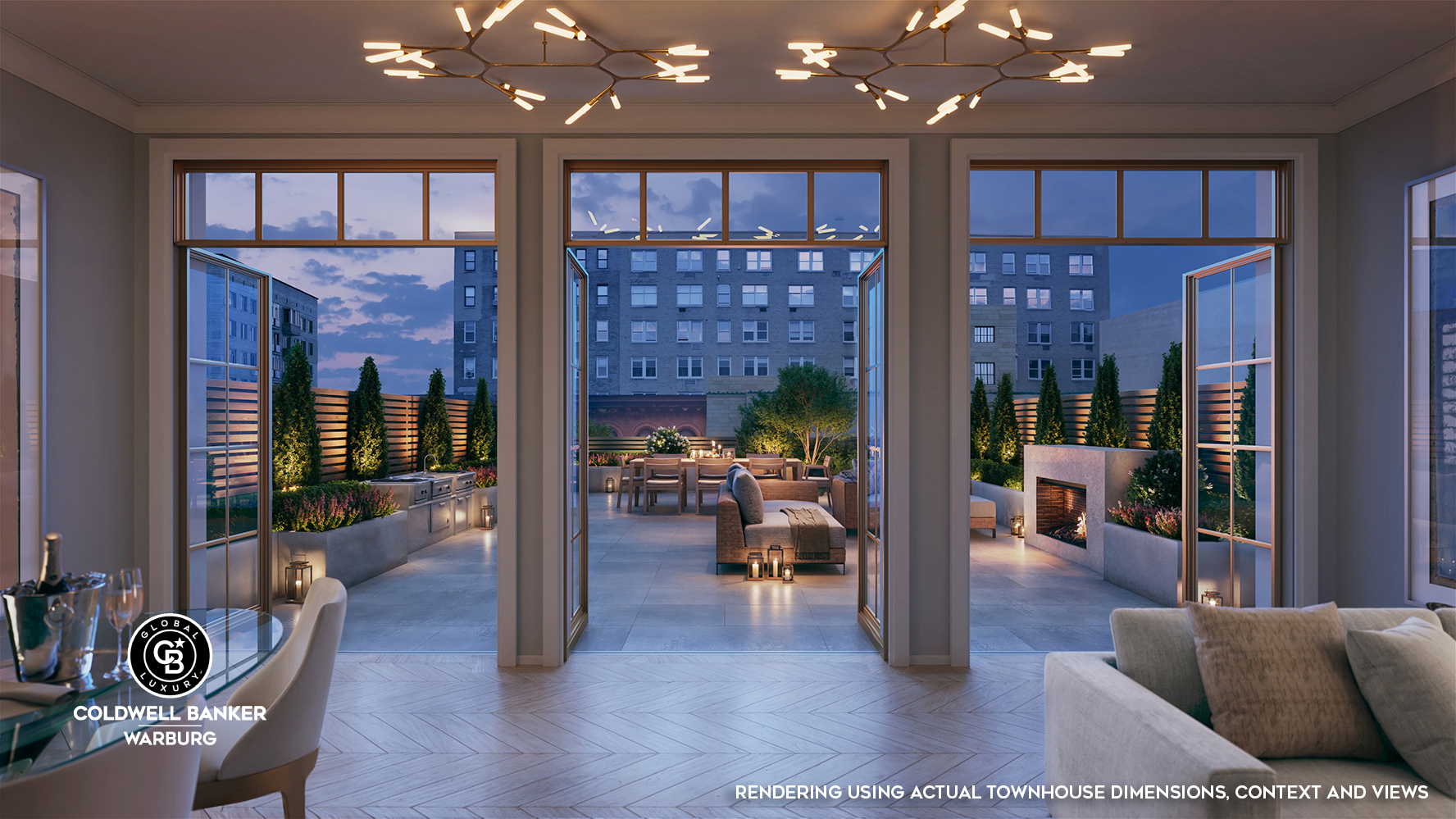 18 West 76th Street Manhattan, NY 10023 - Photo 2 of 19 a living room with furniture and a large window