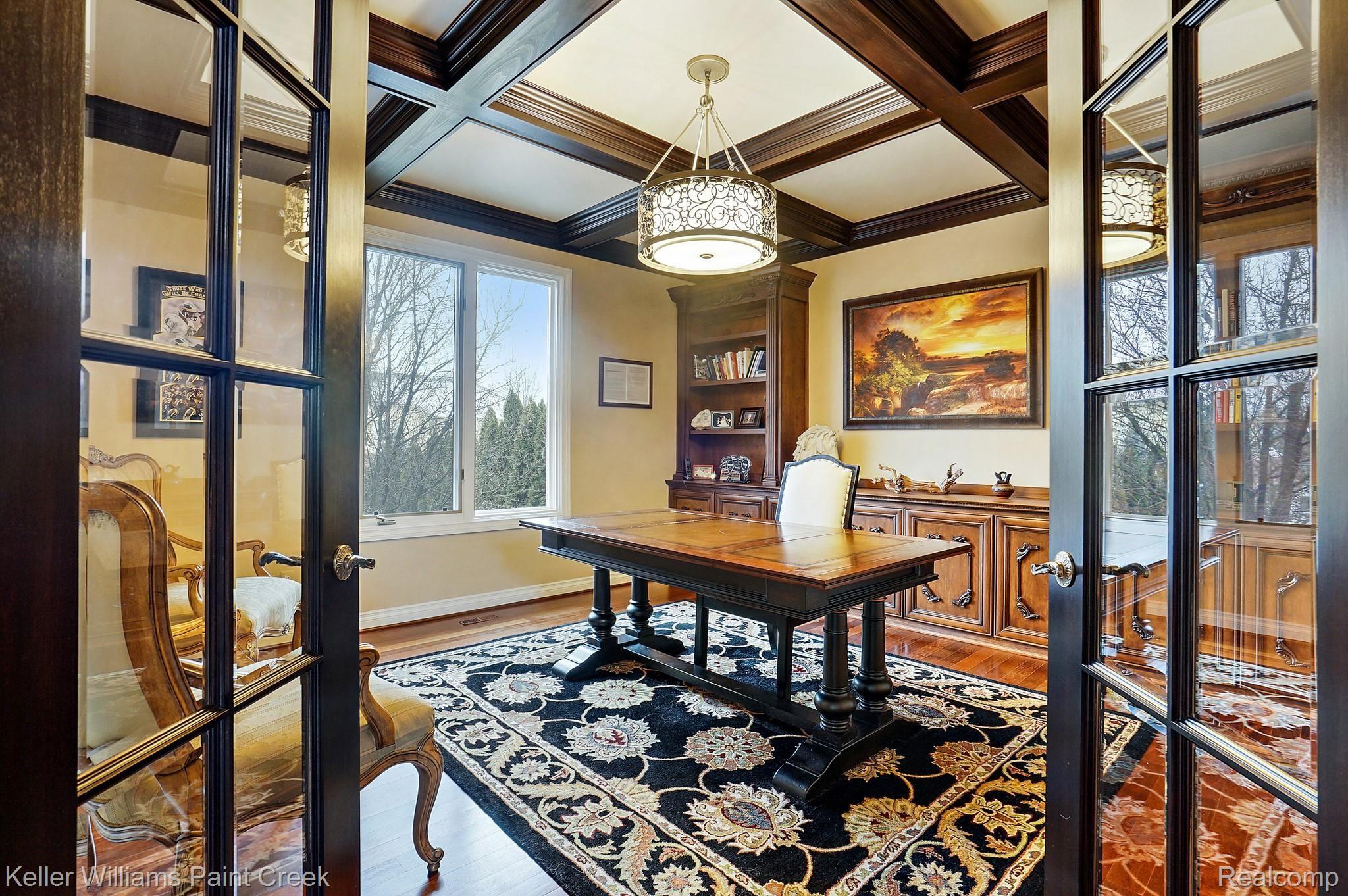 713 Panorama Drive Rochester, MI 48306 - Photo 33 of 77 Stately french doors lead into private Study