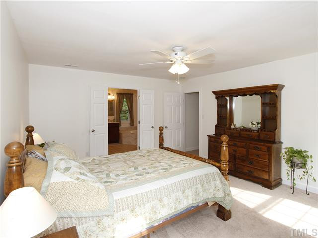 4301 Hickory Ridge Drive Raleigh, NC 27609 - Photo 13 of 25 You would never guess the age of this house given the huge changes the sellers have made to the interior. Master Bedroom