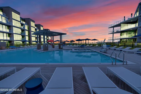 a view of a city from a terrace