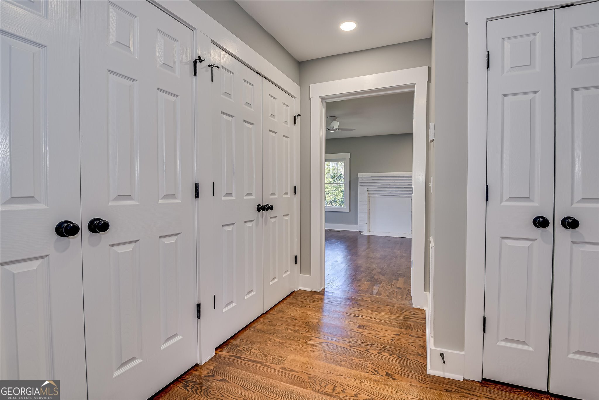 267 Garrard Road Washington, GA 30673 - Photo 37 of 74 a view of a hallway with wooden floor