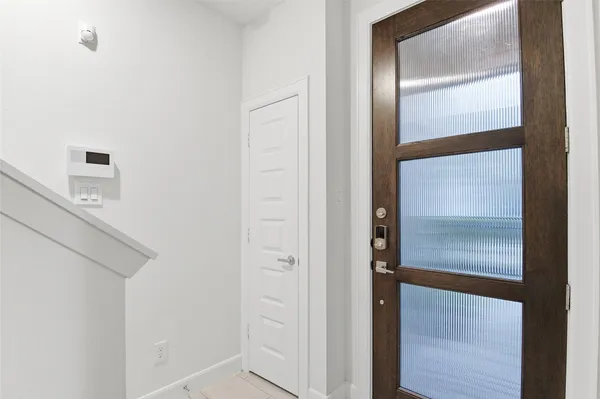 a view of front door