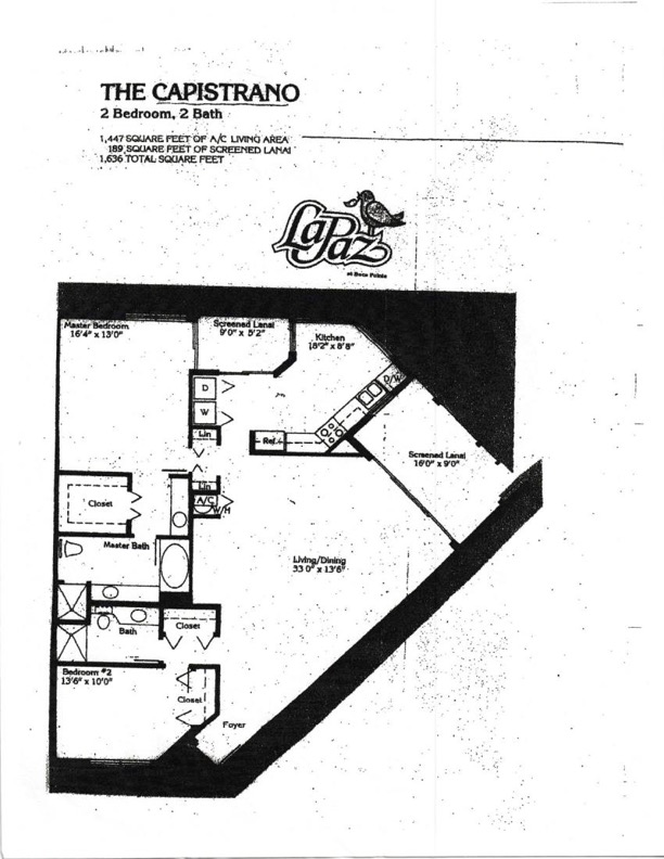 7535 La Paz Boulevard, Unit 105 Boca Raton, FL 33433 - Photo 54 of 54 Floor Plan