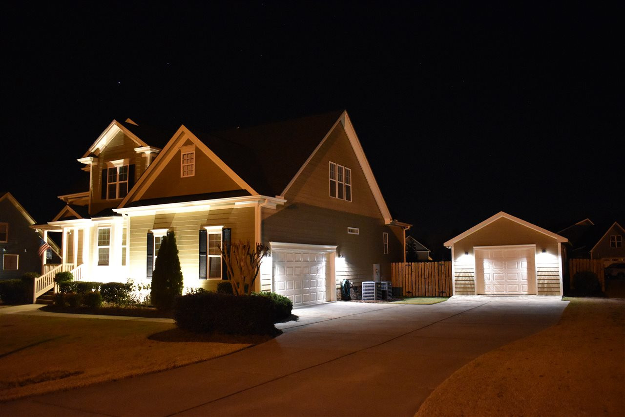 2121 Conroy Way Willow Spring, NC 27592 - Photo 6 of 25 Exterior Lighting