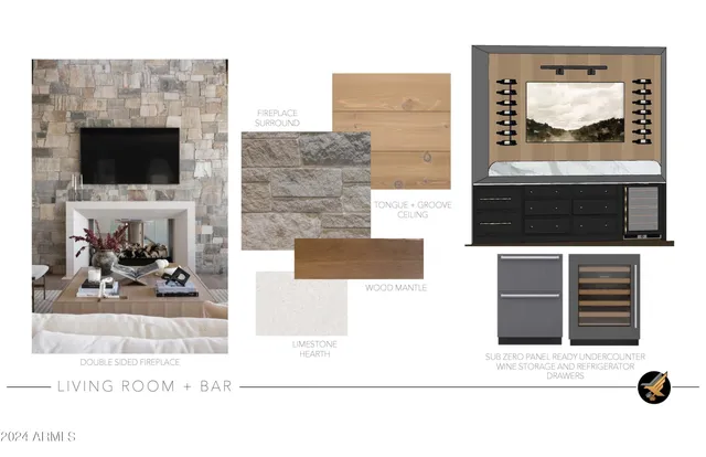 a black and white photo of a living room